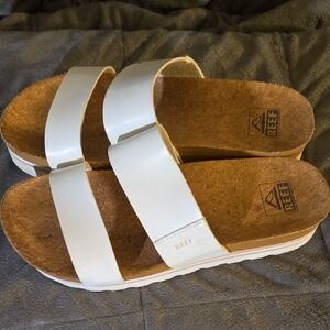 Reef White Size 8 Platform Sandal
